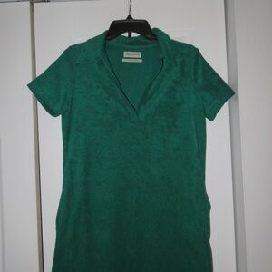 Urban Outfitters Green Terry Cloth Dress